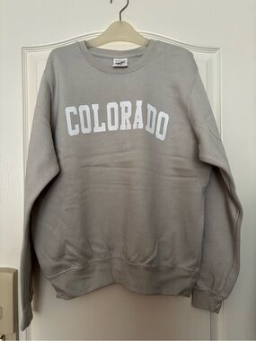 Pacific & Co Colorado Graphic Crewneck Sweatshirt - Gray